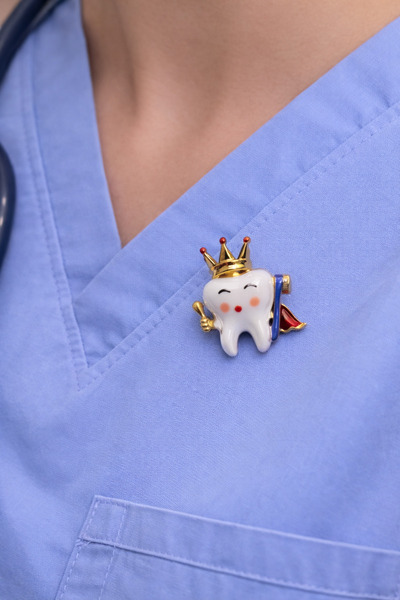 Sweet bunny Sağlıkçı Hemşire Broş - Hediyelik Takı Aksesuar Yaka İğnesi Rozet...