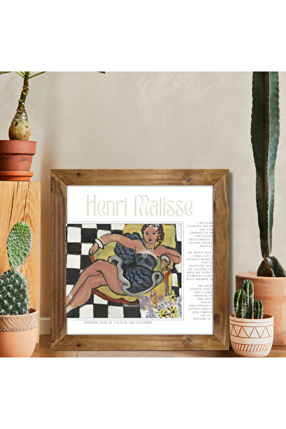 Tuba Decor Дървена рамка за квадратна картина Матис