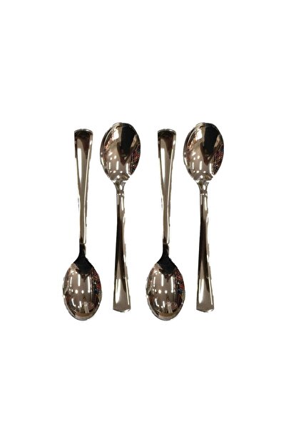 NET MARKET KAŞIK PLASTİK LÜX METAL GÖRÜNÜMLÜ 12 Lİ