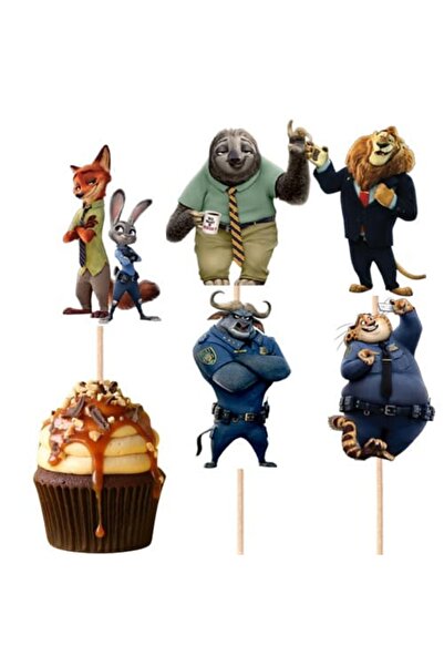 parti show Zootopia 20'li Şekilli Kürdan