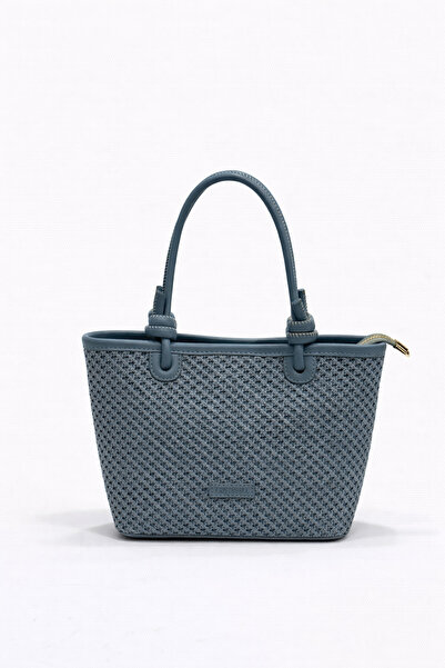 KRISTE BELL Women's Bag Straw Blue 7442-H