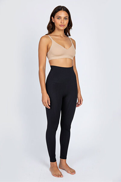 Peakform # High Waist Double Layer Firming and Lifting Corset Leggings