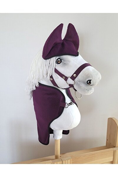 Other Hobby Horse A3 Set: Rug + Fly Hat - Plum