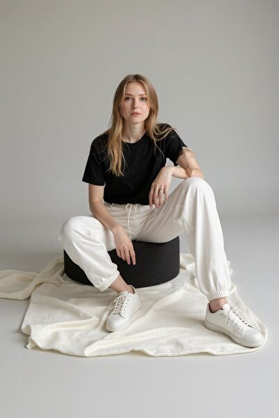 in disco Women's Elastic Leg Modal Fabric (Lycra-Flexible) Sweatpants Black