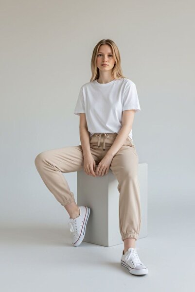 in disco Women's Elastic Leg Modal Fabric (Lycra-Flexible) Sweatpants Black