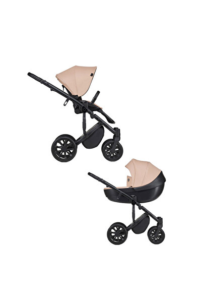 Anex m/type Çift Yönlü Bebek Arabası | Portbebe Dahil 2’si 1 Arada Set Coral