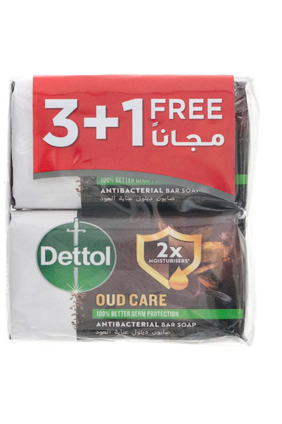 Dettol oud care soap, 3 + 1, 165 g