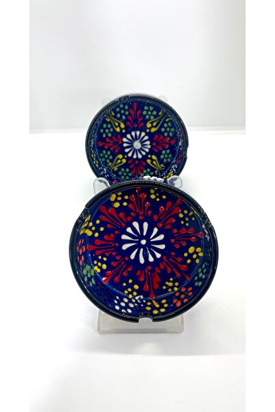 Fi Hediyelik Handmade Tile Ashtray Set of 2