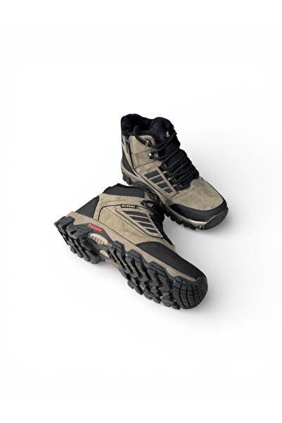 Wanderfull High-Quality Men's Non-Slip Sole Zippered Lace-Up Boots