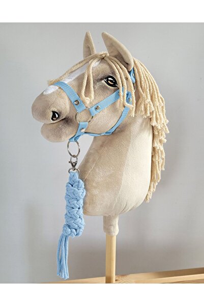 Other Hobby Horse Set: A3 Halter + Rope Lead - Blue