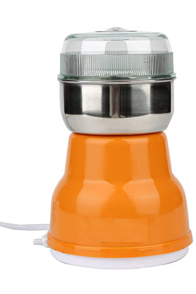 KRAWN Biki Coffee Grinder 100W, 50g Capacity | Crown Coffee Mill - Orange Color