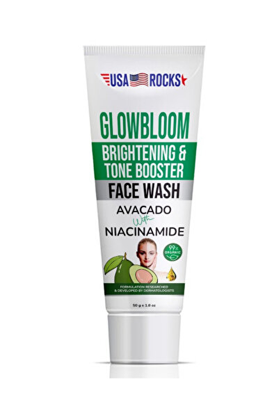 USA Rocks غسول للوجه بالأفوكادو والنياسيناميد