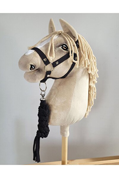 Other Set Hobby Horse: Căpăstru A3 + Lesă de frânghie - Negru