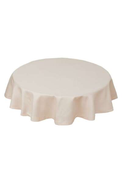 Bosfor Decor Round Tablecloth Bosfor Decor, Cream, Size 120 cm