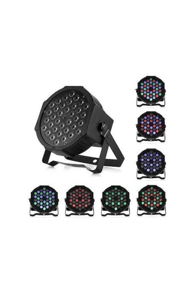 UNİBOX 36 LED Par Light Projector, DMX Control, Automatic Mode and Sound, Pr ...