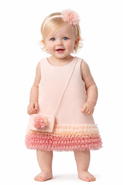 CNSZ Baby Girl & Child Dress Set with Bag