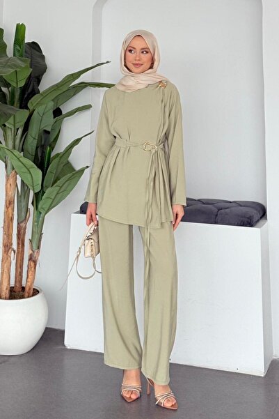 Hazamoda طقم إسما بروش مودال بالنعناع