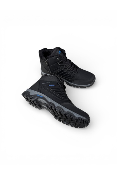 Wanderfull High-Quality Men's Non-Slip Sole Zippered Lace-Up Boots