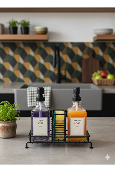 MAKRİ HOME Σετ δοσομετρητή υγρού σαπουνιού και δοσομετρητή απορρυπαντικού από...