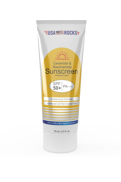 USA Rocks SPF 50 with Ceramide and Niacinamide