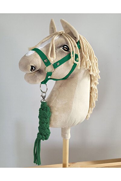 Other Hobby Horse Set: A3 Halter + Rope Lead - Green