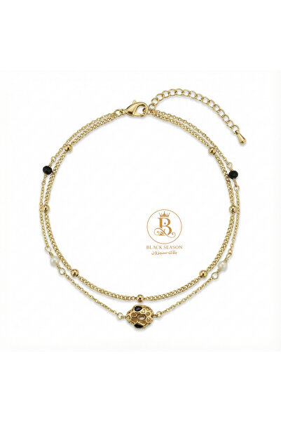 Black Season Zircon Anklet - Delicate | Black Season