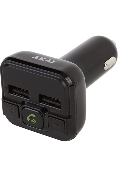 AKAI Modulator FM FMT-20BT, kit pentru masina cu USB, card SD, Bluetooth si h...