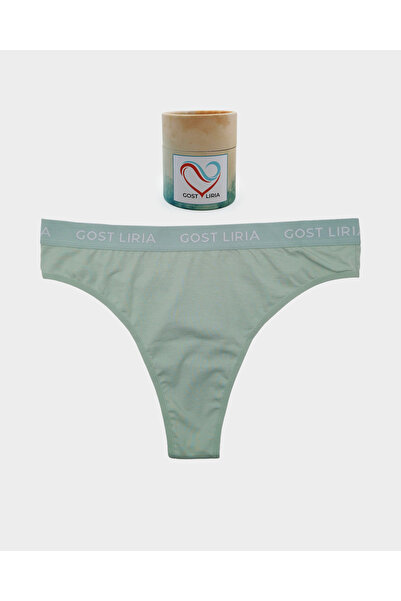 GOST LİRİA Γυναικεία στρινγκ κιλάντα σελαντόν πράσινο