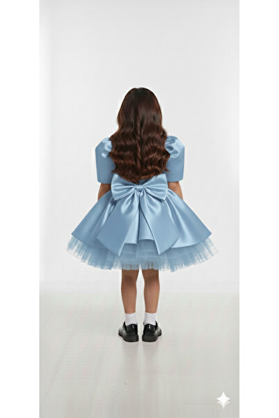 shop Kız Çocuk Kırmızı Balon Kollu Tütü Etekli Elbise,Abiye Elbise,Mezuniyet ...