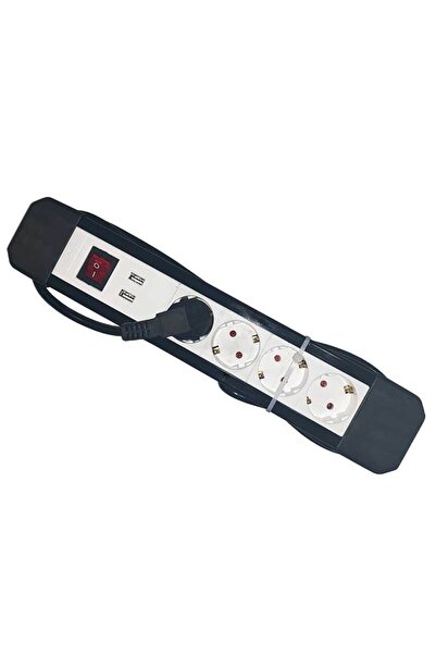 ALIEN Prelungitor 4cai 1.5m 3×1.5mm2 cu intr si USB HQ