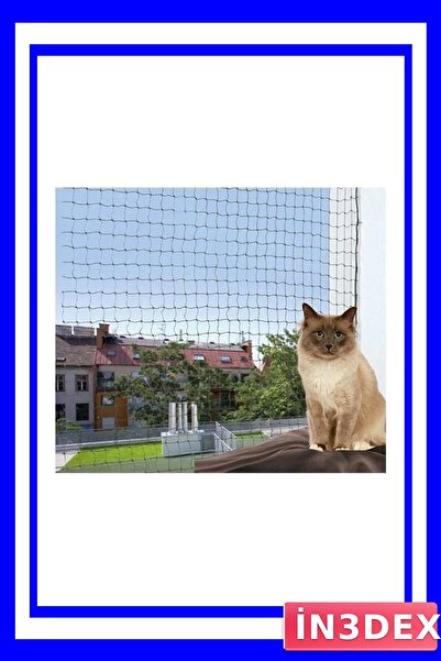 İN3DEX شبكة أمان للقطط مقاس 8x3 متر مقاومة للعض