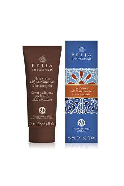 Prija Cremă de mâini în tub, certificată Veganok, 75 ml,