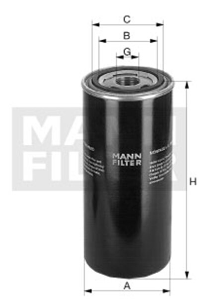 Mann-Filter Filtru de ulei W 1150/7