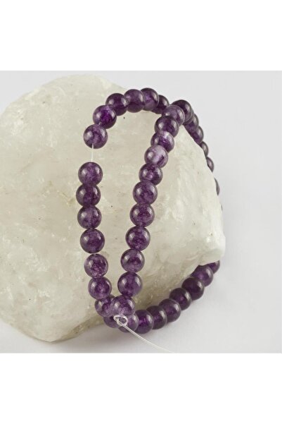 Generic Brand 8 mm Amethyst Ceyt Stone