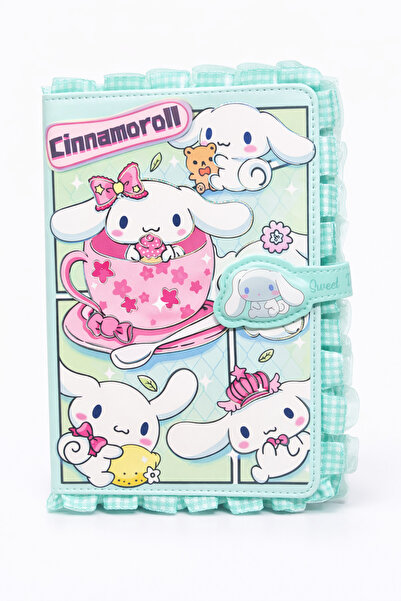 synshop Cinnamoroll Magnetic Soft Leather Ruffle Ribbon Planner Memory Diary ...