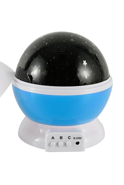 Munico Uzay Yıldızları Ev Ayı Gösteren Yatak Odası Unisex Led Star Gece Lamba...