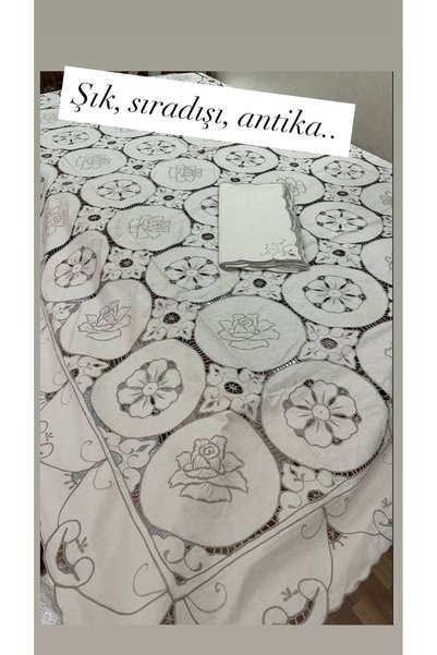 Tiniminatelier 160X270 Vintage Tablecloth
