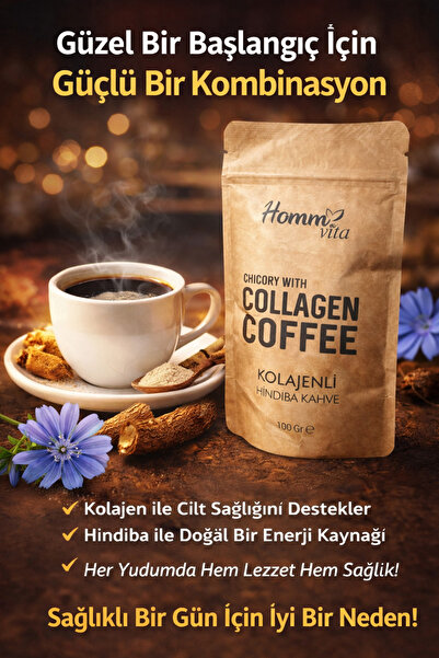 HOMM VİTA KOLAJENLI HİNDİBA KAHVE 100 GR