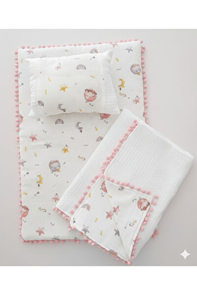 Wenaris Baby Diaper Set with Blanket, Cushion, Baby Pillow, Newborn, Crib, Ba...