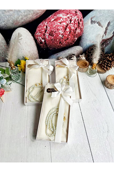 asia collection مسبحة من القماش الحريري، مسبحة من اللؤلؤ، هدية الحج والعمرة، ...