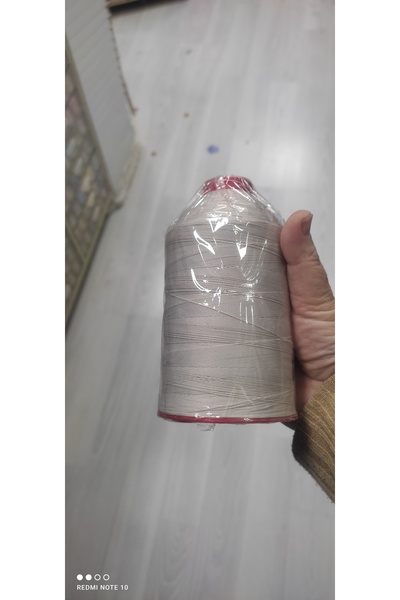 Kevser nur tuhafiye 200 جرام من خيط الدانتيل المطرز باللون الرمادي 333 كود ال...