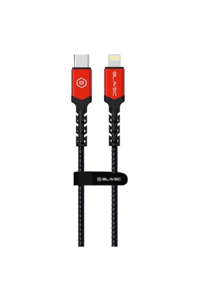 Blavec Raptor Data Cable, USB Type C to Lightning, 20W, 2m, Braided