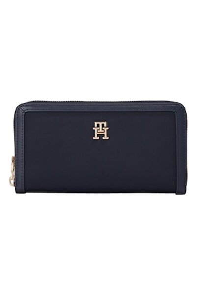 Tommy Hilfiger Essential Zip Wallet, Navy Blue