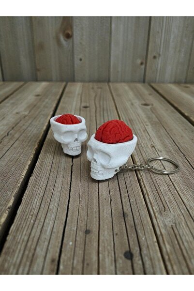 WAW Clıkerlı Kuru Kafa Anahtarlık