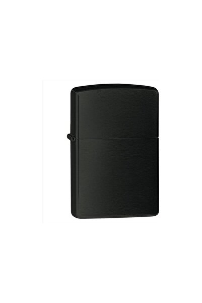 Fjellor Forendir Metal Gövdeli Benzinli Parlak Siyah Çakmak