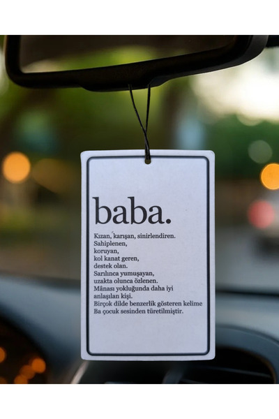 Aura Master Baba Tasarımlı Dekoratif Oto, Ev, Ofis Kokusu Ve Aksesuarı