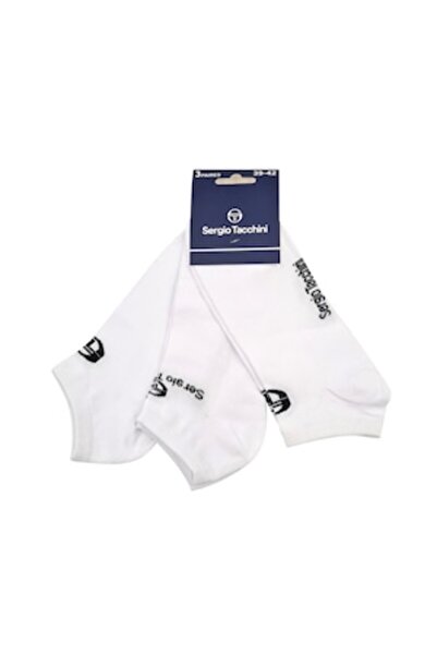 Sergio Tacchini Set of 3 Pairs of Short Socks for Men, Sergio Tacchini, Cotto...