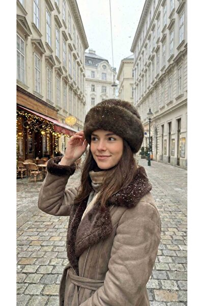 LAGRANZE Plush Cap Bucket Hat Unisex 100% Polyester Soft Warm Winter Hat