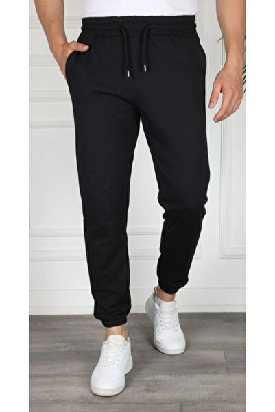 LUMİART Men's Jogger Sweatpants, Comfortable Fit, Pockets, Elastic Cuffs, Cas...