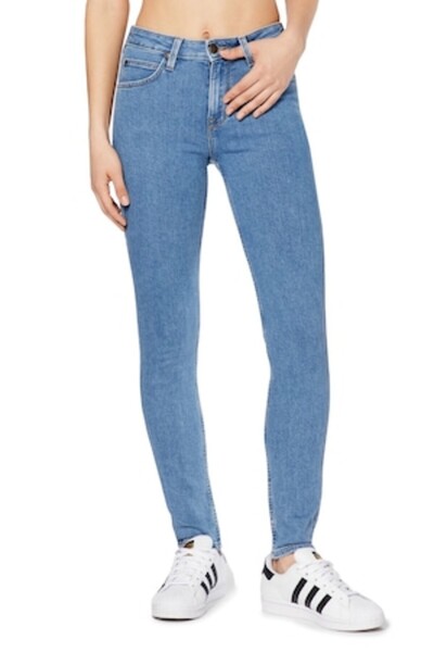 Lee Women's Jeans, Light Blue, Denim, Skinny Fit